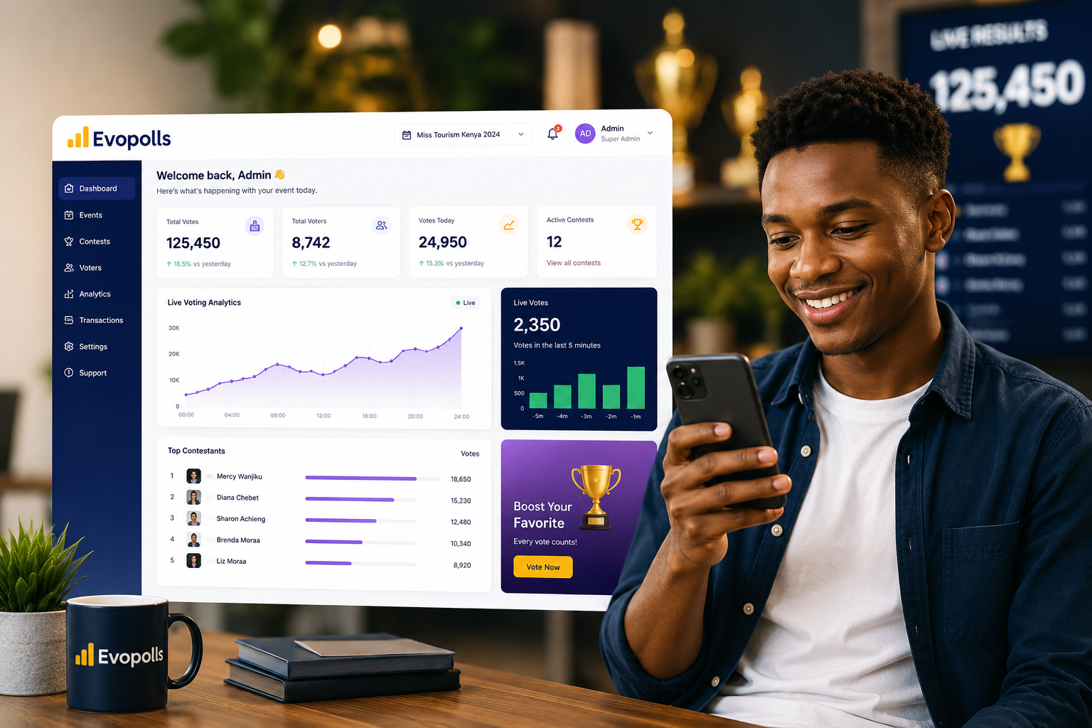 Evopolls platform preview